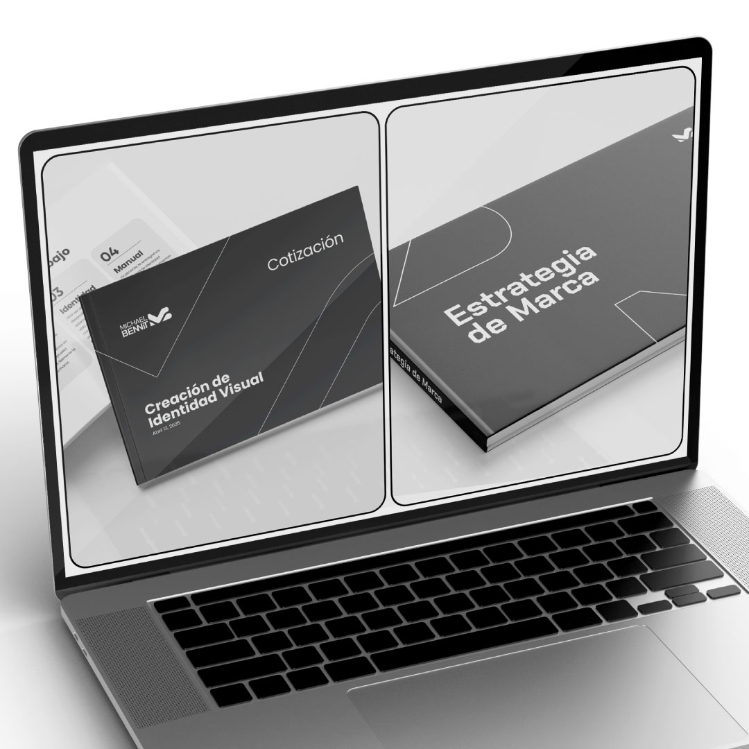 Pack Profesional plantilla Cotización de Identidad Visual + plantilla de Estrategia de Marca